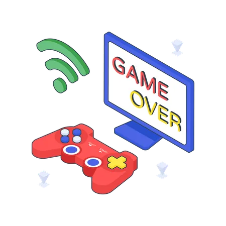 Game Over  Ilustração