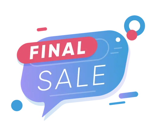 Final offer sale  Illustration