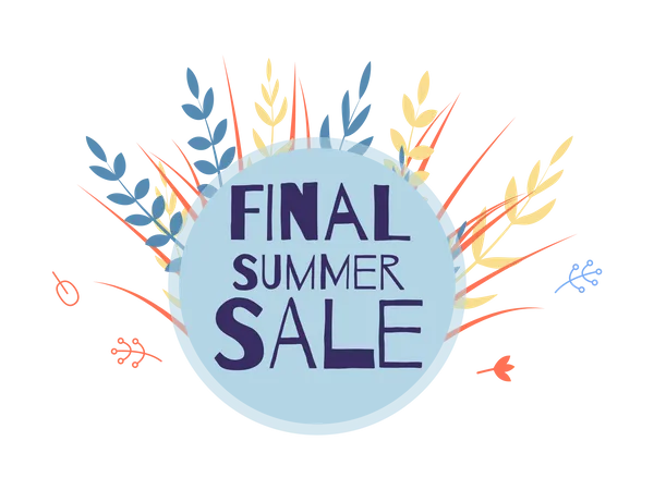 Final Summer Sale  Illustration