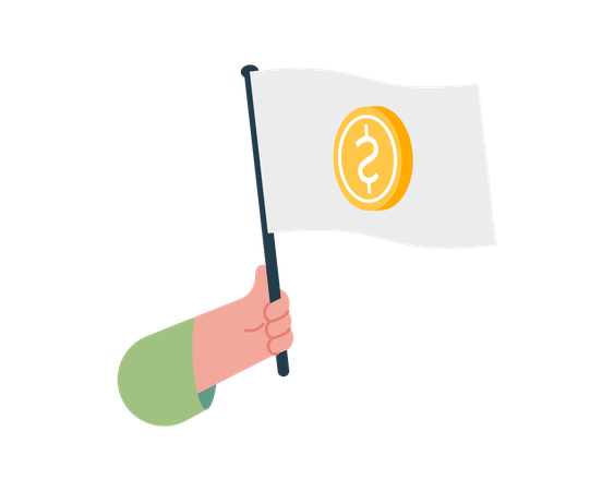 Finance achievement  Illustration