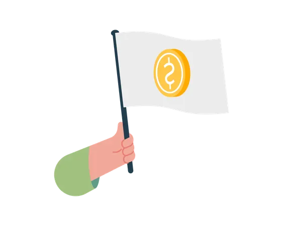 Finance achievement  Illustration