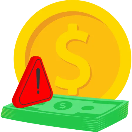 Finance alert  Illustration