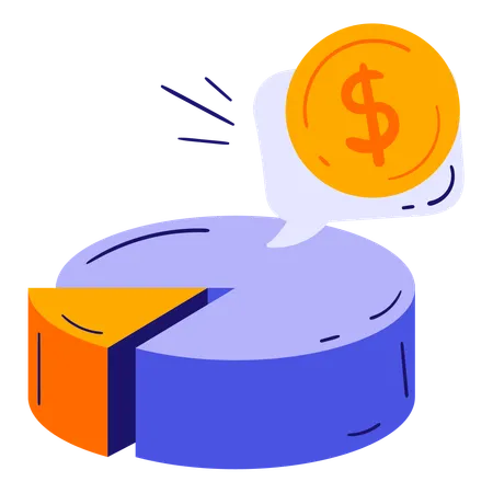 Finance analysis chart  Illustration