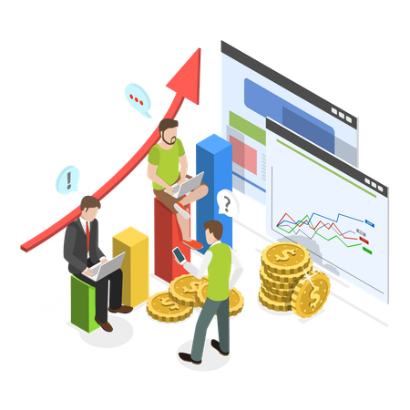 Finance analysis  Illustration