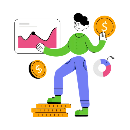 Finance analysis  Illustration