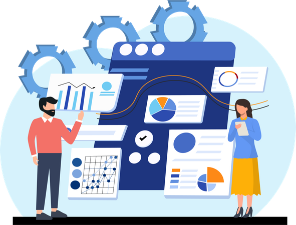 Finance analysis  Illustration