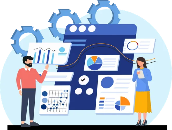 Finance analysis  Illustration