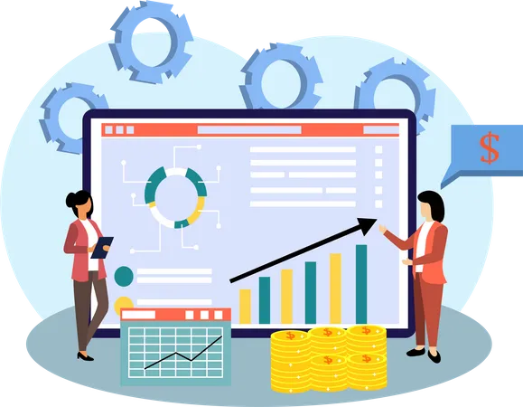 Finance analysis  Illustration