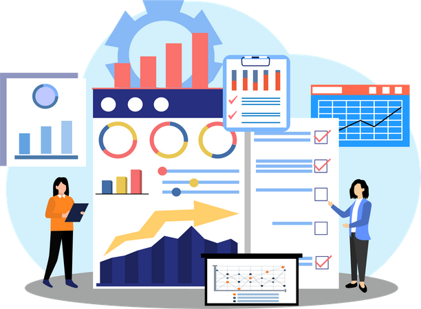 Finance analysis  Illustration