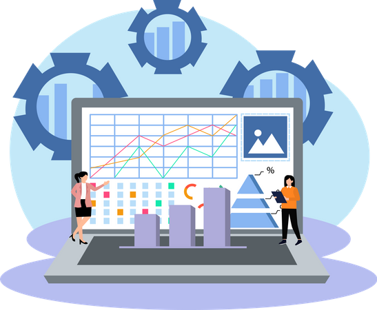 Finance analysis  Illustration