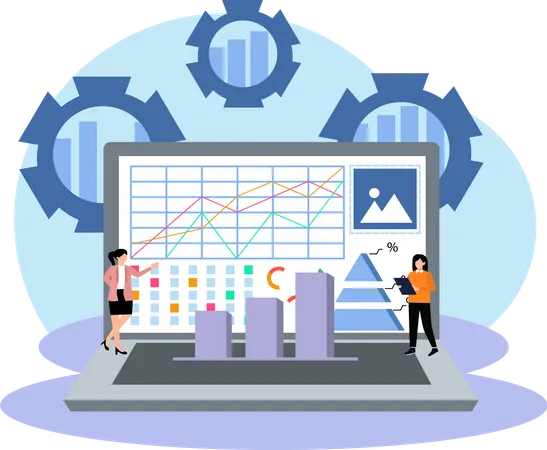 Finance analysis  Illustration