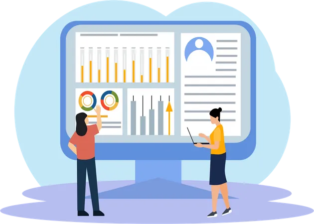 Finance analysis  Illustration