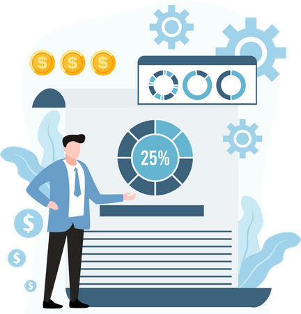 Finance analysis  Illustration