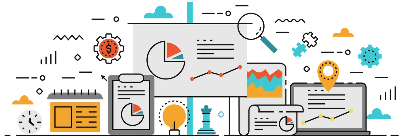 Finance analysis  Illustration