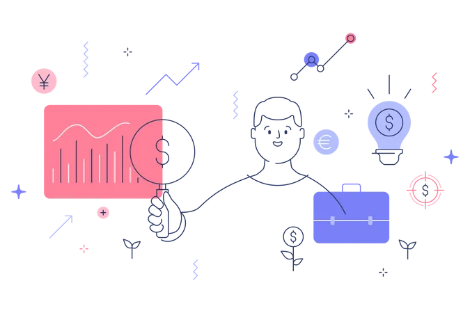 Finance analysis  Illustration