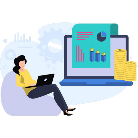 Finance analysis  Illustration