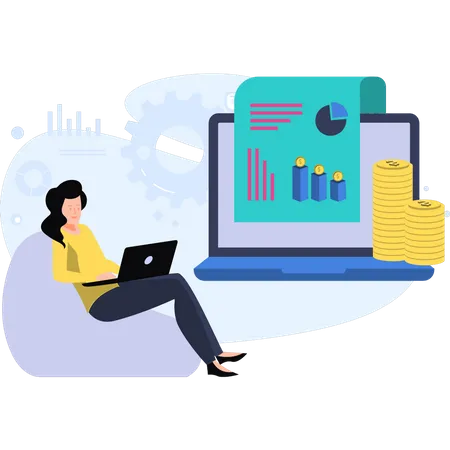 Finance analysis  Illustration