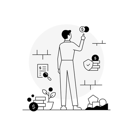 Finance analysis  Illustration