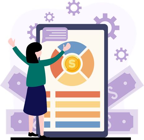 Finance analysis  Illustration