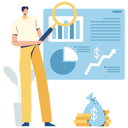 Finance Analytic  Illustration