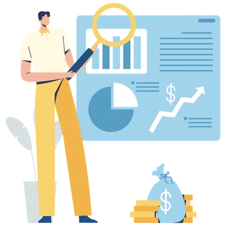 Finance Analytic  Illustration