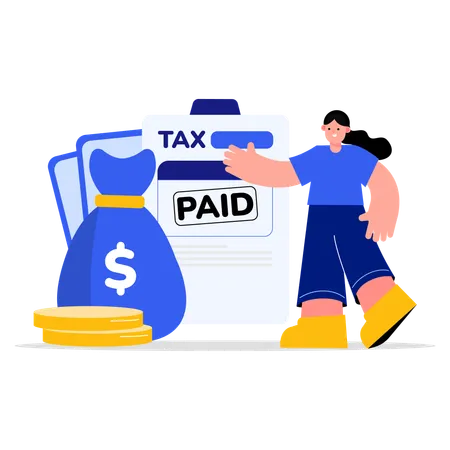 Finance and Tax  Illustration