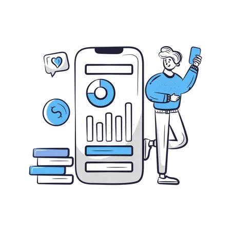 Finance App  Illustration