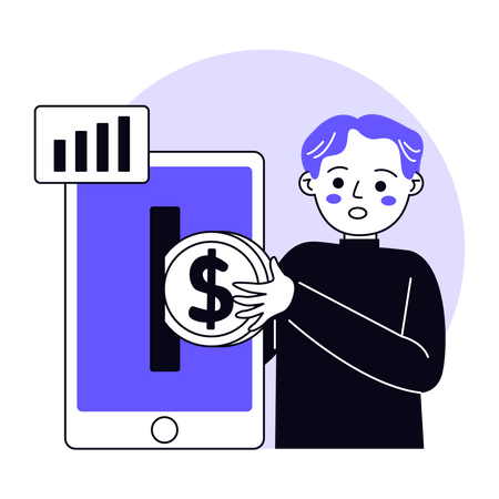 Finance App  Illustration