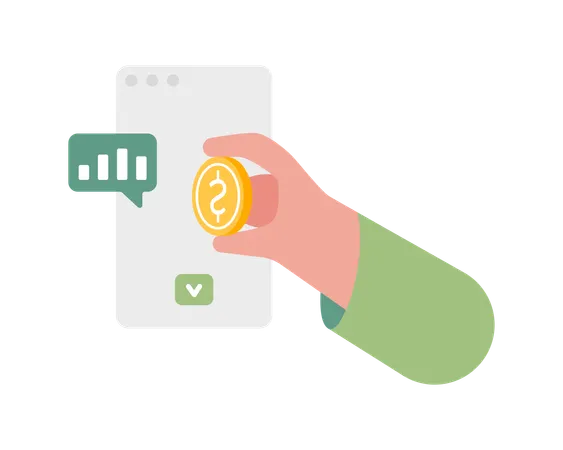 Finance app  Illustration