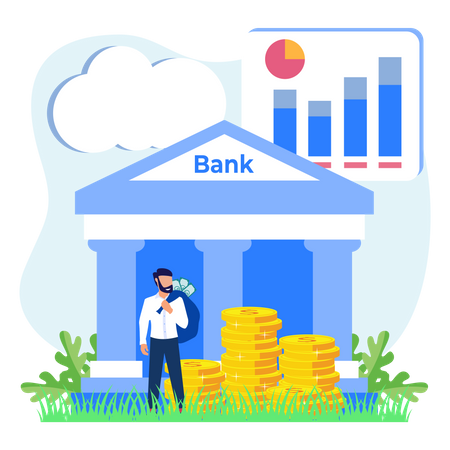 Finance Bank Illustration