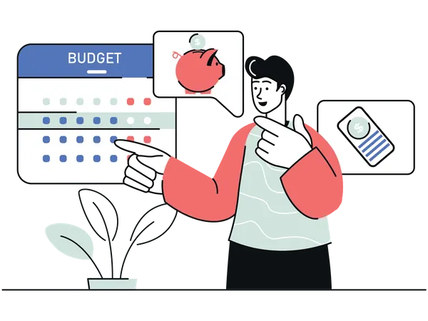 Finance budget  Illustration