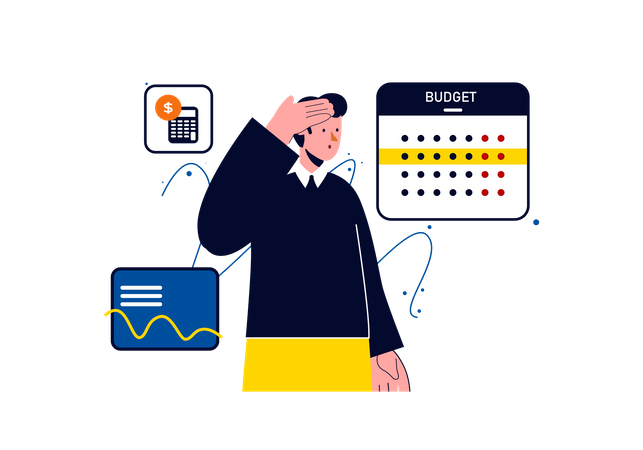 Finance budget  Illustration