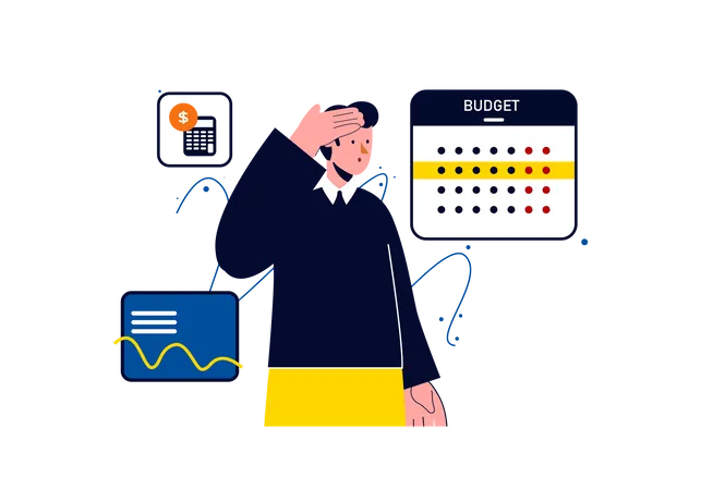 Finance budget  Illustration