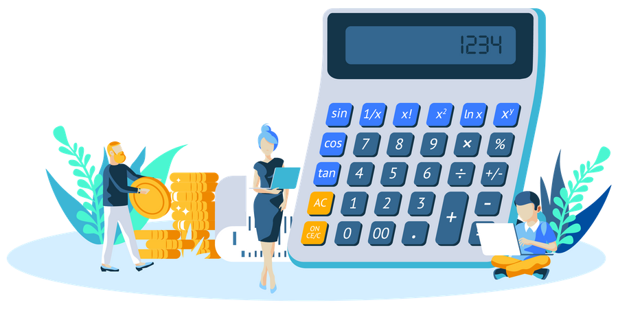 Finance calculation  Illustration