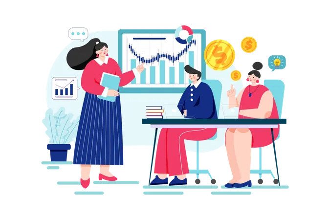 Finance Education Illustration