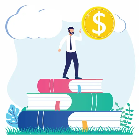 Finance Education  Illustration