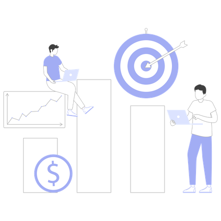 Finance Graph  Illustration