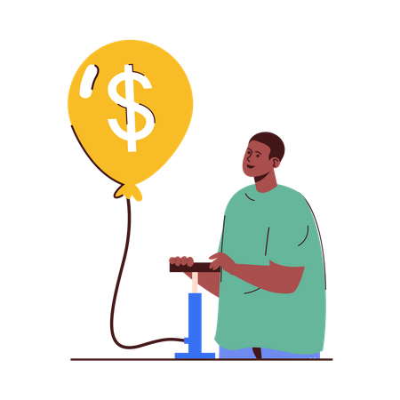 Finance growth  Illustration