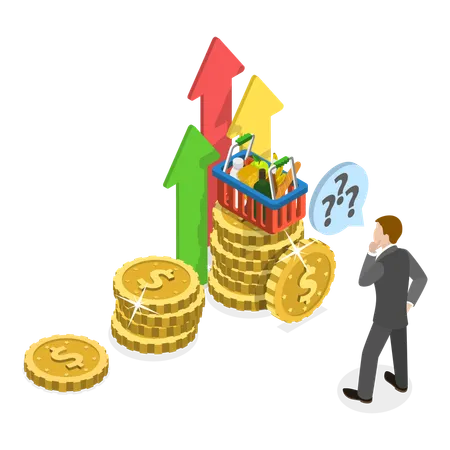 Finance growth  Illustration