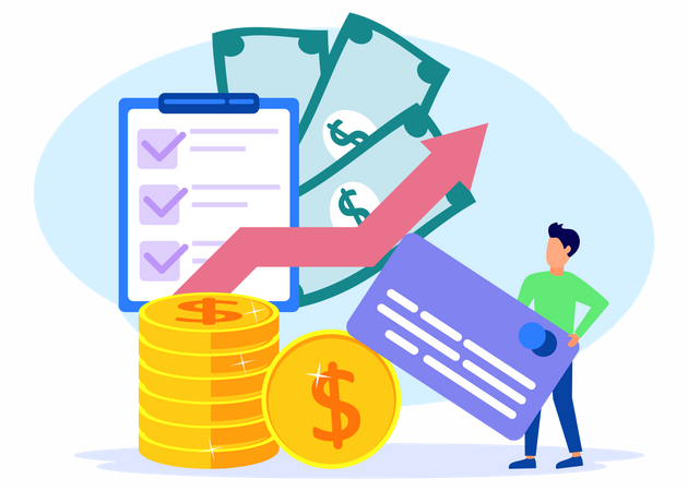 Finance growth  Illustration