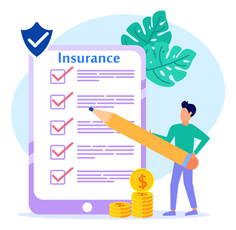 Finance Insurance  Illustration