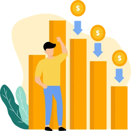 Finance loss  Illustration