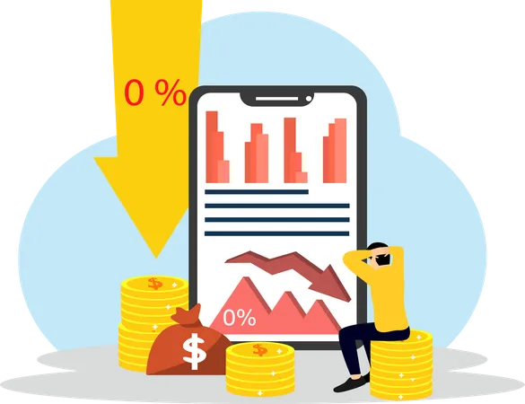 Finance loss  Illustration