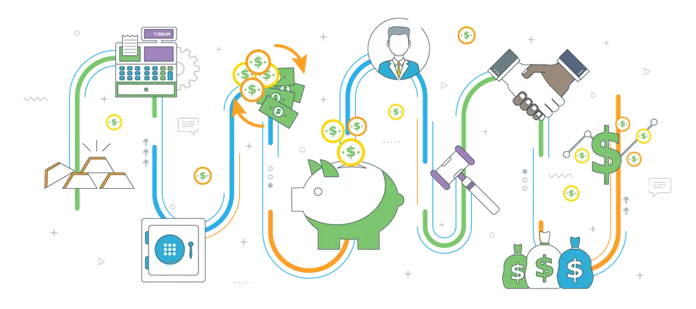 Finance management  Illustration