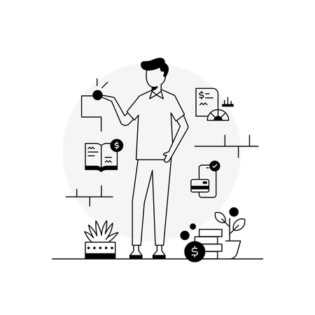 Finance management  Illustration