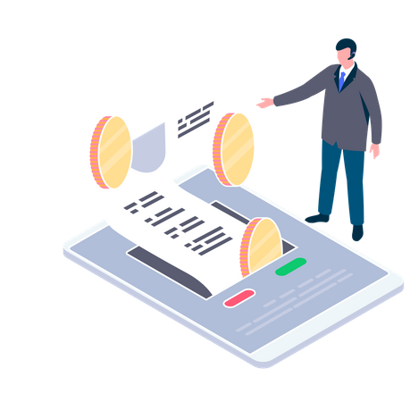 Finance Management  Illustration