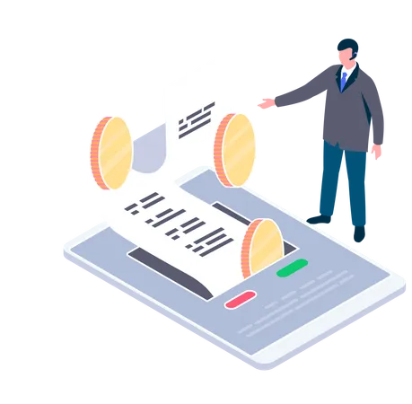 Finance Management  Illustration