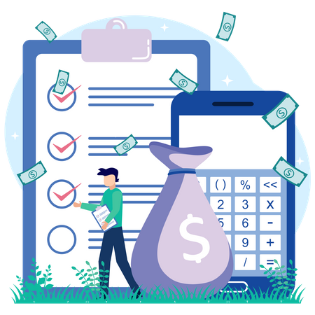 Finance management  Illustration