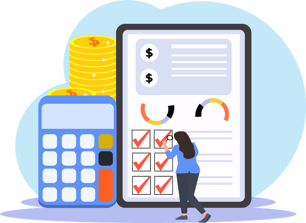 Finance management  Illustration