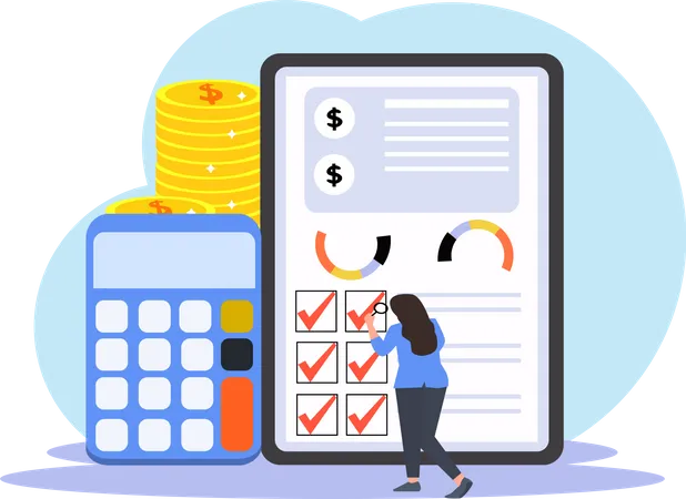 Finance management  Illustration